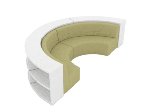 Curved Storage Sofa Set C-127